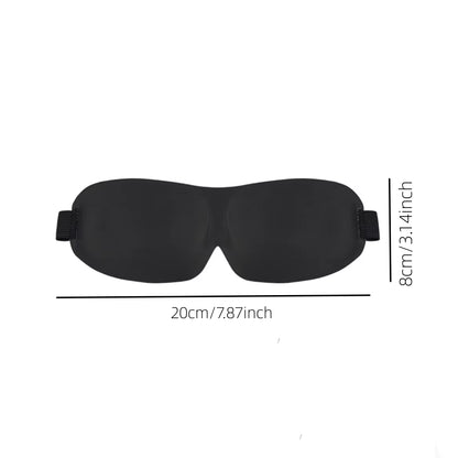 3D Contoured Sleep Mask 100% Light Blocking Eye Mask Ultra-Soft Skin-Friendly Material Breathable Eye Cover for Rest Travel Yoga